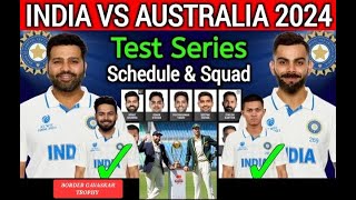 INDIA AND AUSTRALIA SQUAD FOR BORDER GAVASKAR TROPHY 202425🔔👇 Virat Kohli  pat Cumminsindvsaus [upl. by Eleanora]