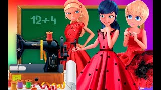 Miraculous Ladybug School cheatting  Competition How to sew a dress Transform Animation [upl. by Cherye]