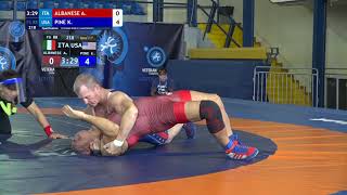 Qual FS  88 kg A ALBANESE ITA v K PINE USA [upl. by Nosniv]