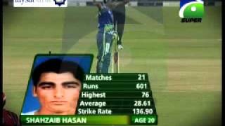 Faysal Bank T20  Shahzaib Hassan [upl. by Anilos263]