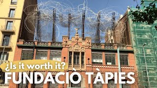 Barcelonas Antoni Tàpies Foundation  Is it worth visiting in Barcelona [upl. by Yrad]