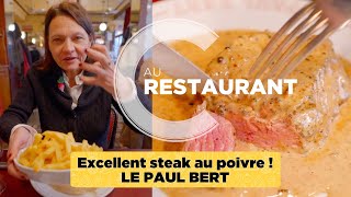 Excellent steak au poivre [upl. by Stilu]