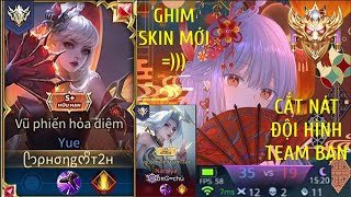 Top Yue  Ghim Skin Mới Của Nata  Build Gia Truyền Cắt Nát Đội Hình Team Bạn  liên quân mobile [upl. by Saxe]