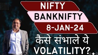 Nifty Prediction and Bank Nifty Analysis for Monday  8 January 24  Bank Nifty Tomorrow [upl. by Haceber]