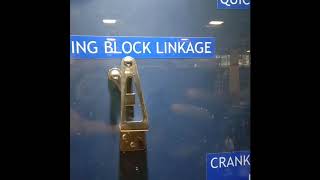 Rotating block linkage mechanism [upl. by Aneetsyrk544]