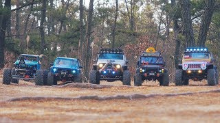 Traction Hobby Cragsman amp founder amp rock racer amp Cherokee amp TRX4 defender mountain Adventure [upl. by Yrekaz]