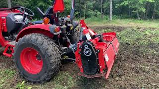 Kioti ck2610 with the kioti rt2560 rototiller review [upl. by Post880]