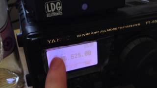 How to store memories and scan  FT897D  FT857D [upl. by Redle714]