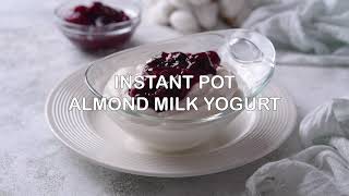 Instant Pot Almond Milk yogurt [upl. by Ellon]