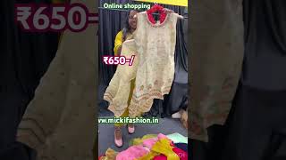 Diwali Collection party wear lehengas just ₹650 only on mickifashion online shopping [upl. by Langille750]