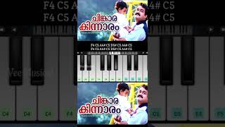 Chinkara Kinnaram Song Piano Tutorial ♥️ shorts [upl. by Grochow644]