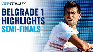 Djokovic vs Karatsev Berrettini vs Daniel  Serbia Open 2021 SemiFinal Highlights [upl. by Shayna]