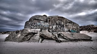 WW2 ATLANTIKWALL Denmark  Befehlsstand für Heeresküstenbatterie Wehrmacht  Regelbau 636 [upl. by Ayim]