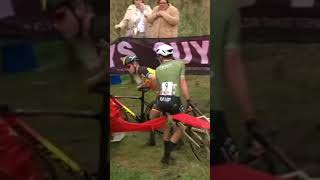 WTF🤯 unsportsmanlike conduct cyclocross cycling [upl. by Seaman724]