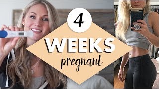 4 WEEKS PREGNANT  Early signs amp Symptoms of Pregnancy and Telling my Husband [upl. by Fitzgerald316]