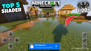 Top 5 Best Shaders For Minecraft Pe 120 Render Dragon  Shaders For Mcpe Minecraft PeBe [upl. by Aleetha]