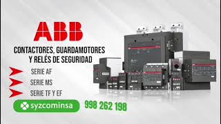 ABB Contactores Guardamotores y Relés de Seguridad  Serie AF MS TF y EF [upl. by Adiraf899]