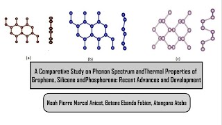 A Comparative Study on Phonon Spectrum and Thermal Properties of Graphene Silicene and Phosphorene [upl. by Blandina]