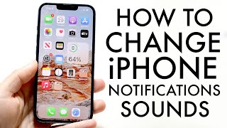 How To Change iPhone Notification Sounds [upl. by Penney144]