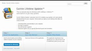 Garmin Lifetime Updater voor Windows [upl. by Eurydice]