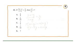 Math ACT 71H Question 41 [upl. by Ogait]