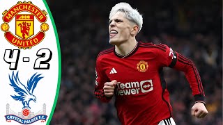 Manchester United vs Crystal Palace 42  All Goals amp Highlights  2024 [upl. by Nivk]