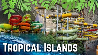 Worlds LARGEST Indoor Water Park  Tropical Islands  All Slides 2023 [upl. by Faber]