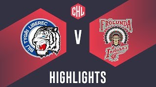 Highlights Bílí Tygři Liberec vs Frölunda Indians [upl. by Ahsimat]