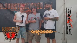 Bloodstock 2024 Interview Carcass [upl. by Sigfrid206]