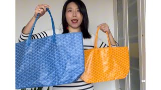 Size Guide to Goyard saint Louis tote Detailed comparison and mod shot [upl. by Nitsuga]