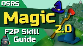 199 F2P Magic Guide 20  OSRS F2P Skill Guide Ironman Friendly [upl. by Nefen633]