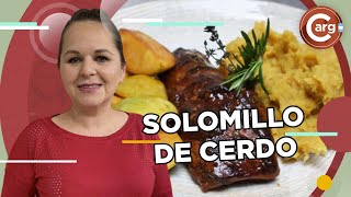 RECETA DE SOLOMILLO DE CERDO A LA CERVEZA [upl. by Lewanna340]