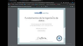 DESCARGAR CERTIFICADOS LINKEDIN [upl. by Ahsinned8]