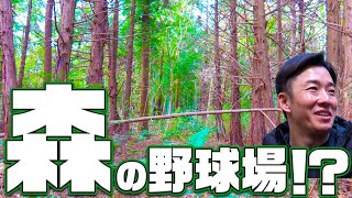 超深い森の中に野球場を作る？【候補地視察】 [upl. by Eindys]