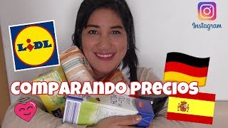 Lidl Comparando Precios AlemaniaEspaña [upl. by Petta748]