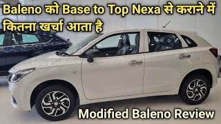 Nexa modified Baleno Sigma  Maruti Baleno Base Model Detailed Review  Interior amp Exterior ❤️ [upl. by Southworth]