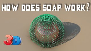 How does soap work 3D Animation [upl. by Larrad448]