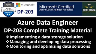 Azure DP203 Data Engineering  DP203 Certification  DP203  Azure DP203  DP 203  Azure Data [upl. by Nickolaus508]