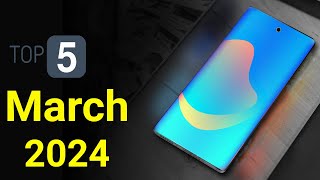 Top 5 UpComing Mobiles March 2024  Price amp Launch Date in india [upl. by Carpio]