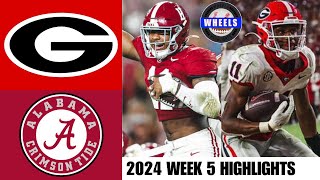 2 Georgia v 4 Alabama GAME OF THE YEAR  Full Game Highlights  2024 College Football Highlights [upl. by Llevrac]