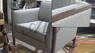 DIYHOW TO UPHOLSTER A CHAIR  ALO Upholstery [upl. by Clercq]