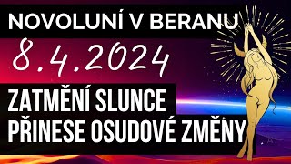 Zatmění Slunce a Novoluní v Beranu 84 2024 [upl. by Ahsiryt801]