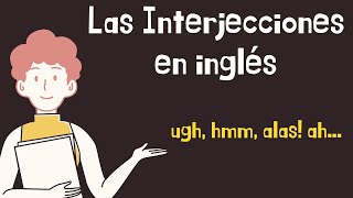 Interjecciones en inglés [upl. by Annahsal461]