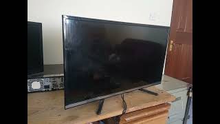 Haier Flat screen TV black screen no picture back light issue [upl. by Boykins]