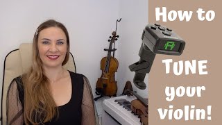 How To Tune Your Violin PROPERLY [upl. by Enelhtac837]