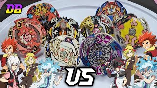 BEYBLADE CASEIRAOS 4 SUPREMOS VS OS 4 SUPREMOS EVOLUTION [upl. by Eeram]