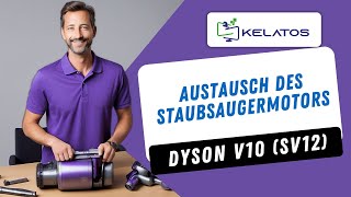 ✅ Dyson V10 Absolute SV12 reparieren der sich nicht einschalten lässt ✅ Motorwechsel [upl. by Nolie]