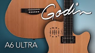 Акустика Электрогитара Godin A6 Ultra [upl. by Mraz473]