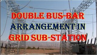 Grid Sub Station Double Busbar Arrangement  Bus coupler  Double Circuit Breaker  Ring Mesh [upl. by Huda144]