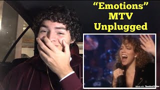 Mariah Carey  Emotions MTV Unplugged  REACTION [upl. by Eneri]